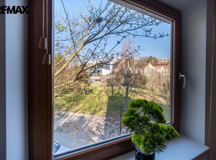 VÝHLED DO ZELENĚ | Pronájem bytu, 1+1, 43 m²