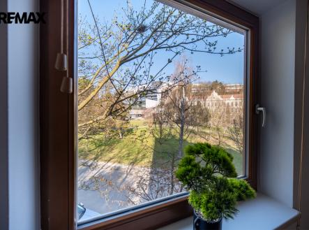 VÝHLED DO ZELENĚ | Pronájem bytu, 1+1, 43 m²