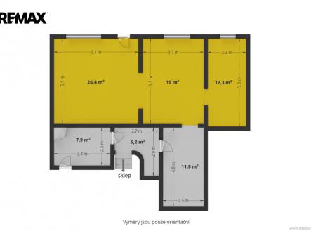 gutlova-cecelice-pudorys.jpg | Pronájem - skladovací prostor, 70 m²