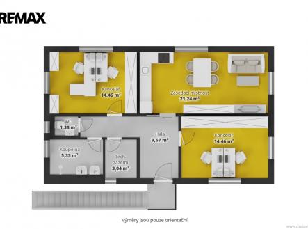 gutlova-maroldova-pudorys-v2.jpg | Pronájem - kanceláře, 70 m²