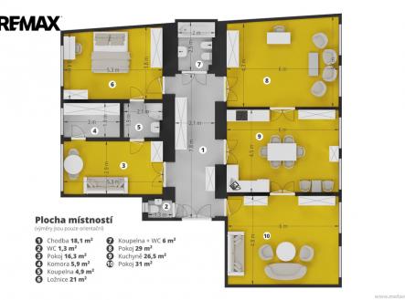 2d-planek-bytu-na-zderaze.jpg | Pronájem bytu, 4+1, 180 m²