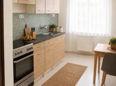 Kuchyne-vizualizace | Pronájem bytu, 3+1, 80 m²