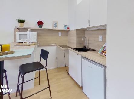 31-Travnik-Kitchen | Pronájem bytu, 1+kk, 23 m²