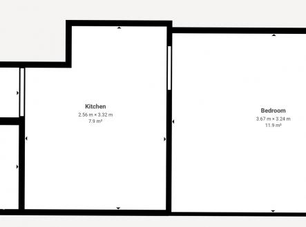 Snímek obrazovky 2025-02-27 v 16.09.17 | Pronájem bytu, 1+1, 24 m²