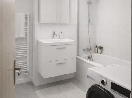 Koupelna_vizualizace | Prodej bytu, 3+1, 66 m²