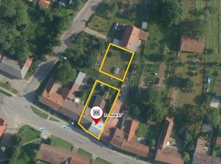 mapa zakreslení pozemku | Prodej - dům/vila, 128 m²