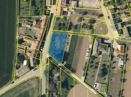 KN orthofotomapa | Prodej - pozemek pro bydlení, 828 m²