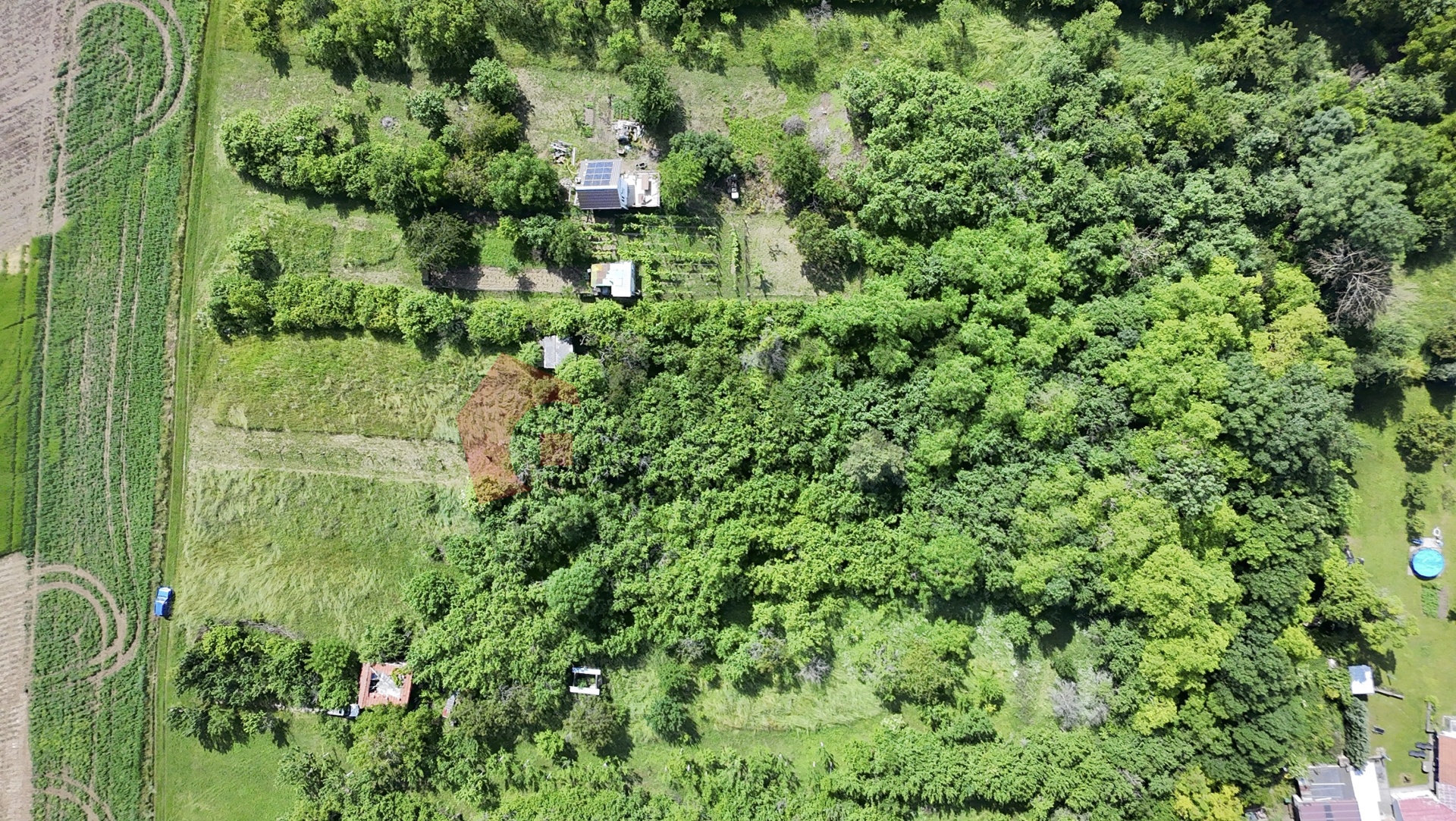 Prodej pozemku 1240 m2 v Nížkovicích, okr. Vyškov
