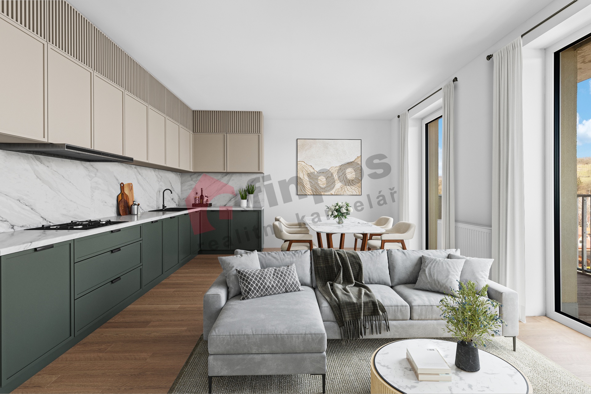 Prodej bytu 2+kk 49 m2 ve Ždánicích, okres Hodonín