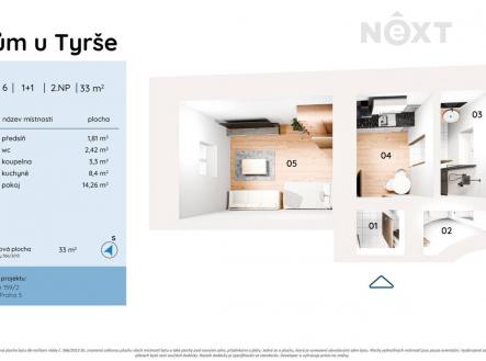 Prodej bytu, 1+1, 33 m²