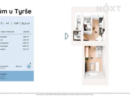 Prodej bytu, 1+1, 36 m²