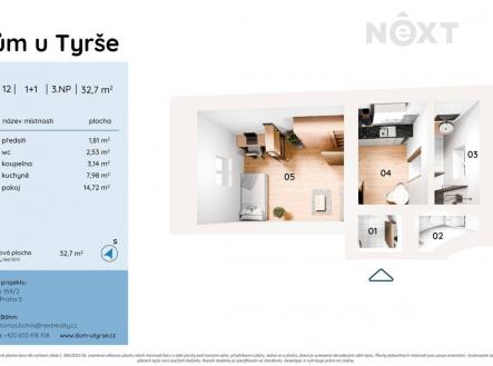 Prodej bytu, 1+1, 33 m²