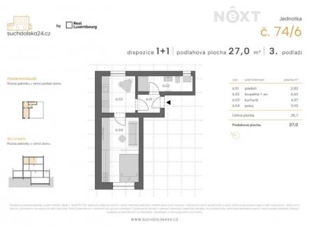 Prodej bytu, 1+1, 27 m²