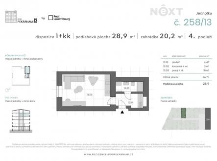 Prodej bytu, 1+kk, 29 m²