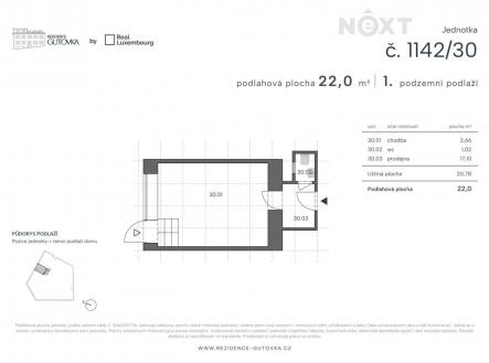Prodej - komerční objekt, obchodní centrum, 22 m²