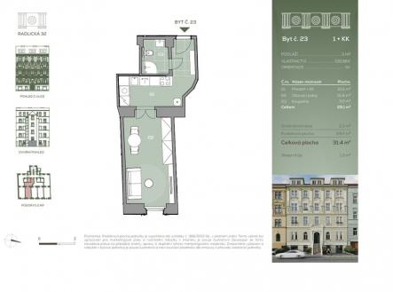 BYT 32 | Prodej bytu, 1+kk, 31 m²