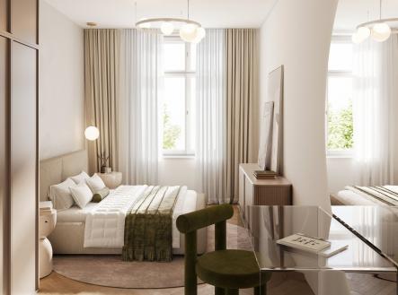 25 12 11 RADL_Ložnice 01 | Prodej bytu, 2+kk, 37 m²