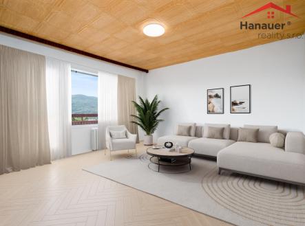 vizualizace=obývací pokojjpg | Prodej bytu, 3+1, 78 m²