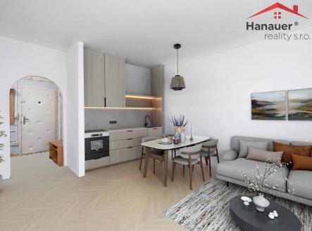vizualizace.jpg | Prodej bytu, 2+kk, 42 m²