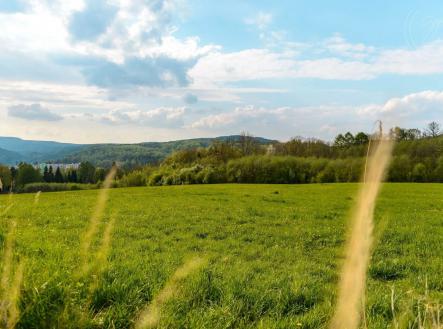 zahrada s venkovský pohled a pohled na lesy | Prodej - pozemek pro bydlení, 1 521 m²