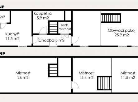 . | Prodej - chata/rekreační objekt, 120 m²