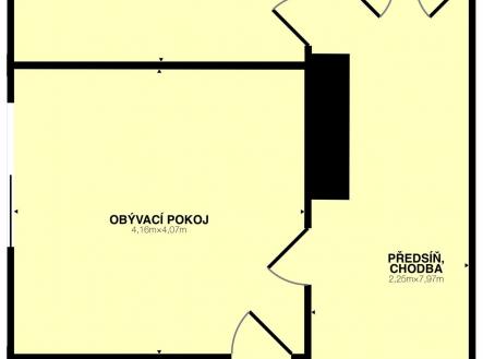 Plánek bytu | Prodej bytu, 2+1, 73 m²