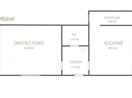 . | Prodej - chata/rekreační objekt, 35 m²