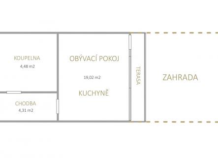 . | Prodej bytu, 1+kk, 30 m²