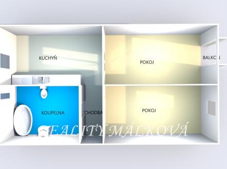 1 | Prodej bytu, 2+1, 109 m²