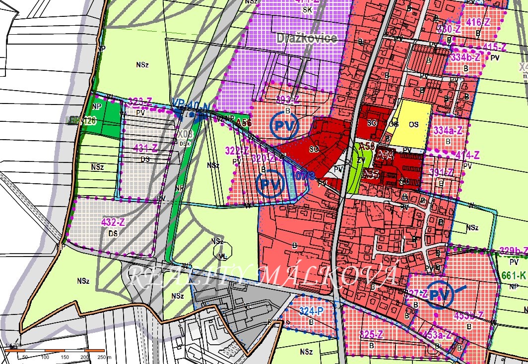 plánovaný územní plán