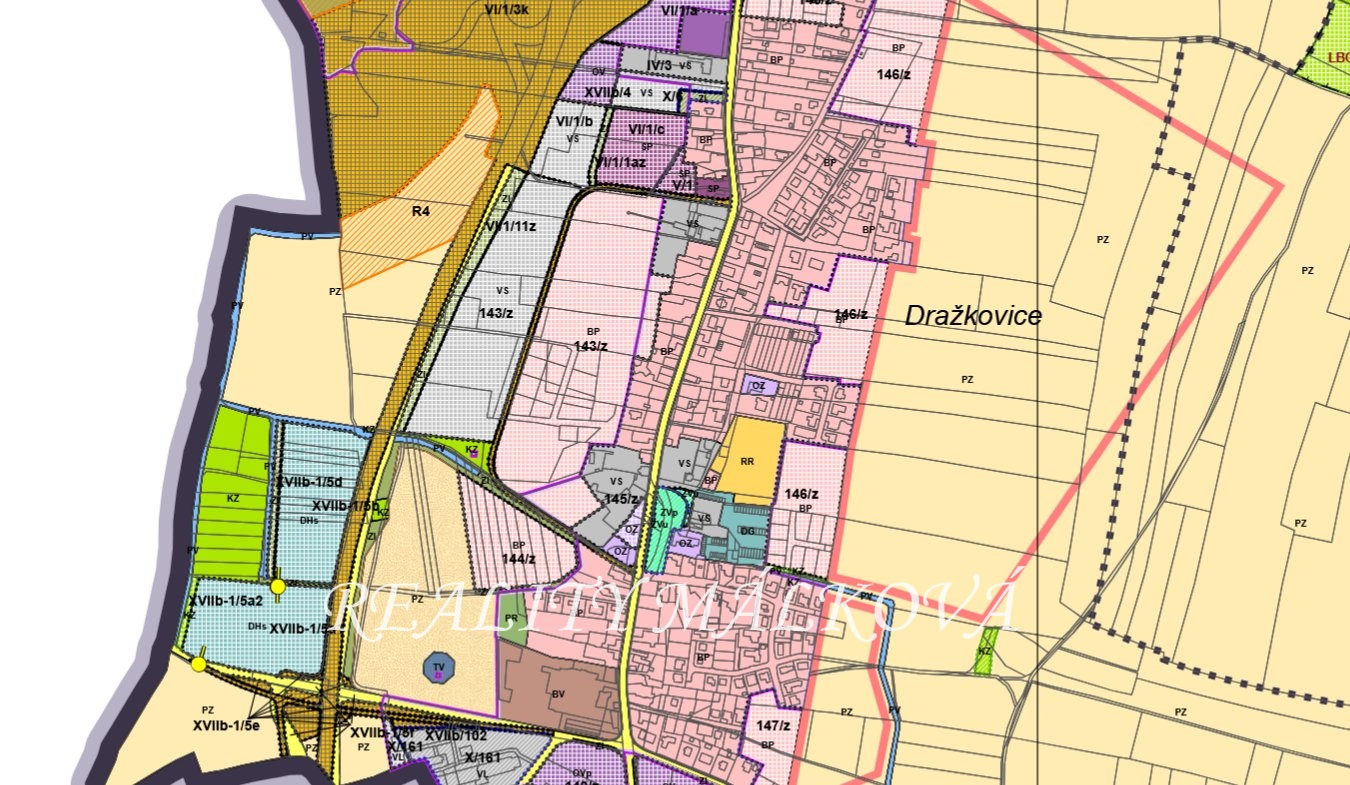 současný územní plán