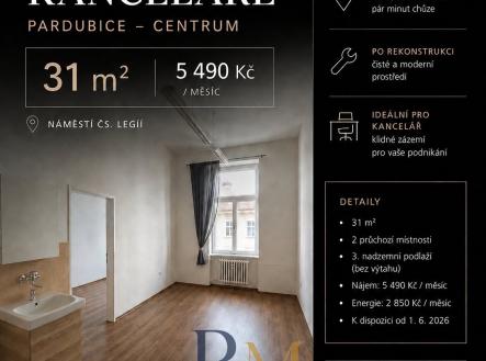 5f982b91-aaa3-4000-8711-21fa776e89d4 | Pronájem - kanceláře, 31 m²