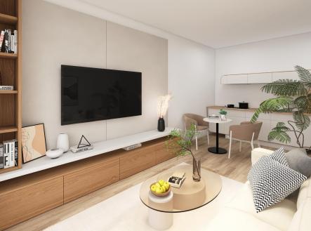 Living Room-4.jpg | Prodej bytu, 3+1, 80 m²