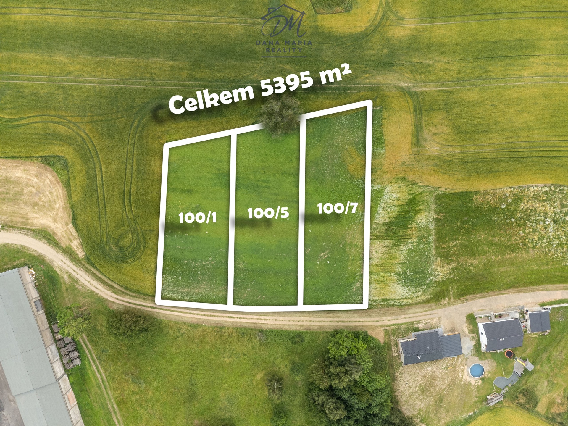 Prodej pozemky pro bydlení, 1.817 m² - Bohdaneč - Prostřední Ves