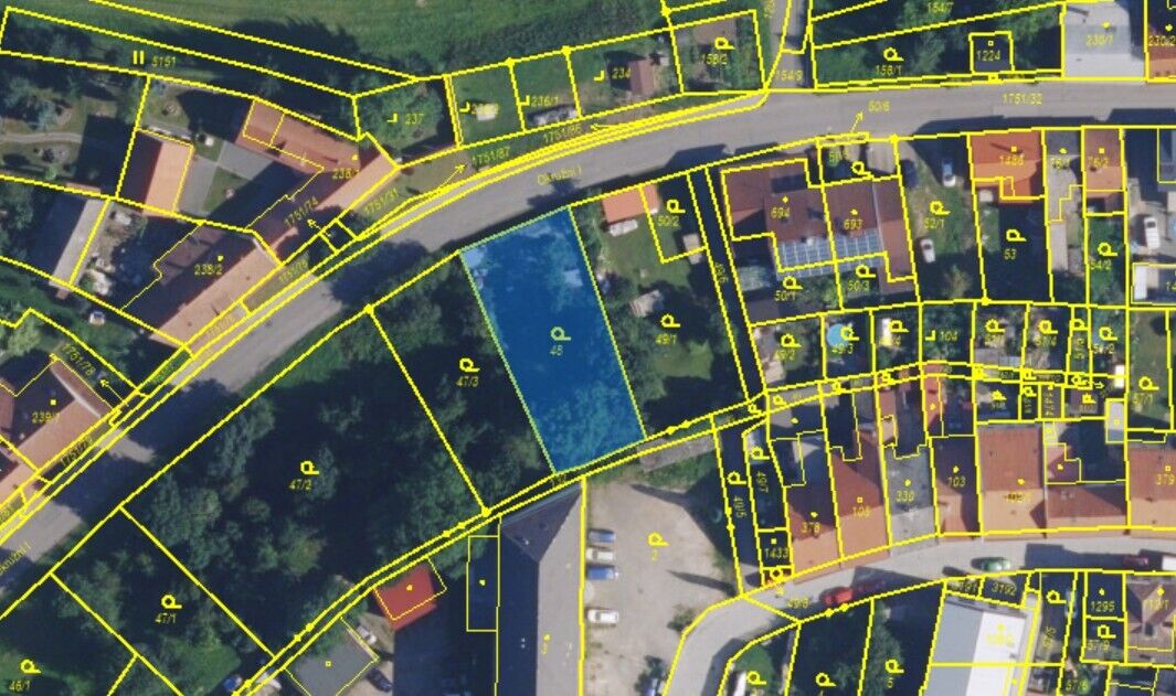 Prodej stavebního pozemku v Jevíčku, Okružní ulice