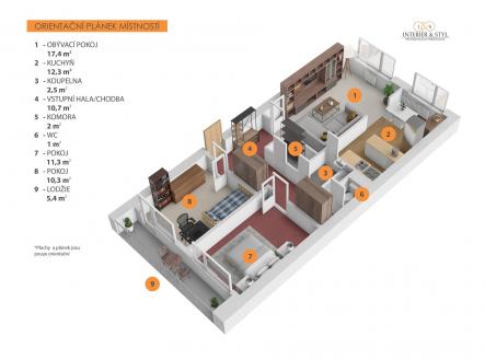 . | Prodej bytu, 3+1, 70 m²