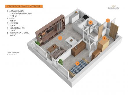 . | Prodej bytu, 2+kk, 40 m²