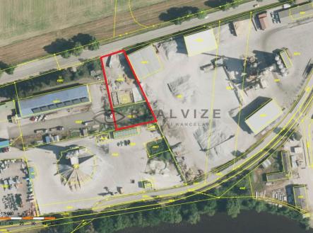 Mapa pozemky_zákres | Prodej - pozemek pro komerční výstavbu, 1 909 m²