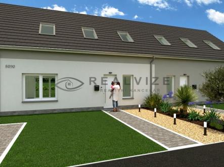 vizualizace RD Ločenice vchod | Prodej - dům/vila, 232 m²