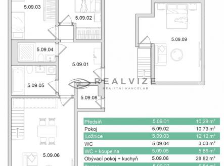 9 | Prodej bytu, 4+kk, 107 m²