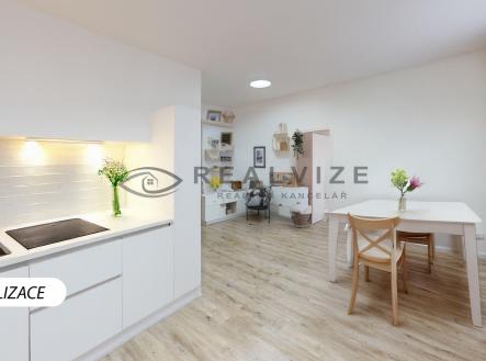 vizualizace-kuchyne-2-b-text | Prodej bytu, 2+kk, 50 m²