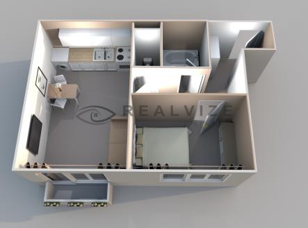 4 | Prodej bytu, 2+kk, 44 m²