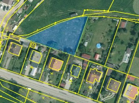 katastrální mapa Dubičné | Prodej - pozemek pro bydlení, 1 203 m²