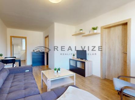 Byt Lidická 2+1 pohled z obývacího pokoje | Prodej bytu, 2+1, 48 m²