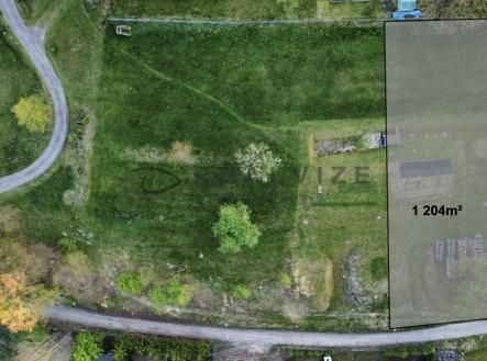 Pohled na pozemek Doudleby 2 | Prodej - pozemek pro bydlení, 1 204 m²