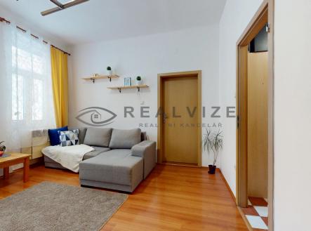 obývací pokoj 4 byt Otakarova | Pronájem bytu, 1+1, 35 m²