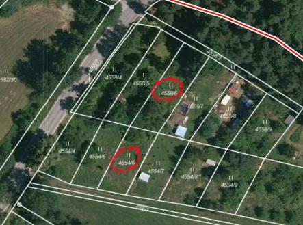 katastr červeně | Prodej - pozemek, trvalý travní porost, 815 m²