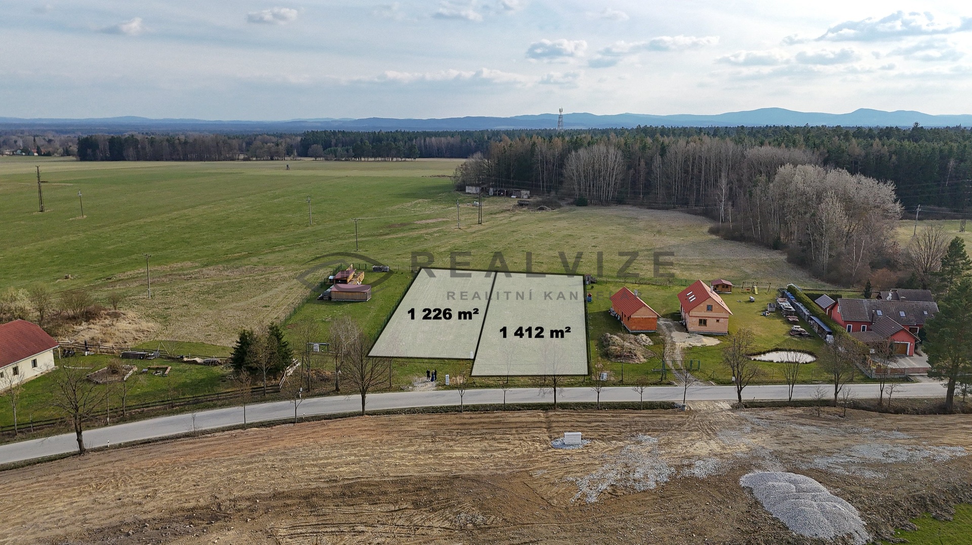 Prodej stavebních pozemků Suchdol nad Lužnicí 2