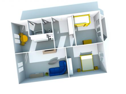 Schema | Prodej bytu, 3+1, 75 m²