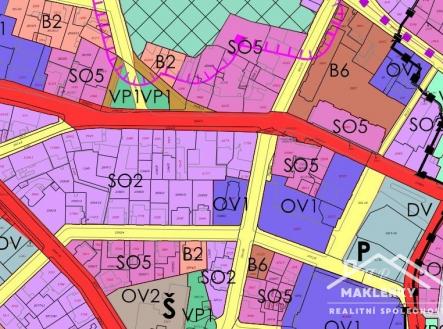 zemní plán Pražská.PNG | Prodej - pozemek pro bydlení, 823 m²